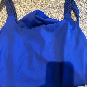 Blue Lafayette 148 one piece bathing suit